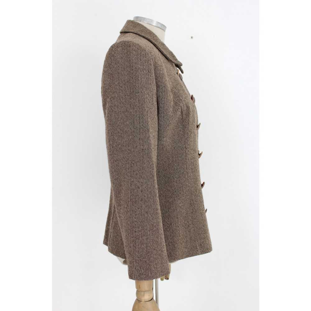 Blumarine Jacket/Coat Wool in Brown - image 3