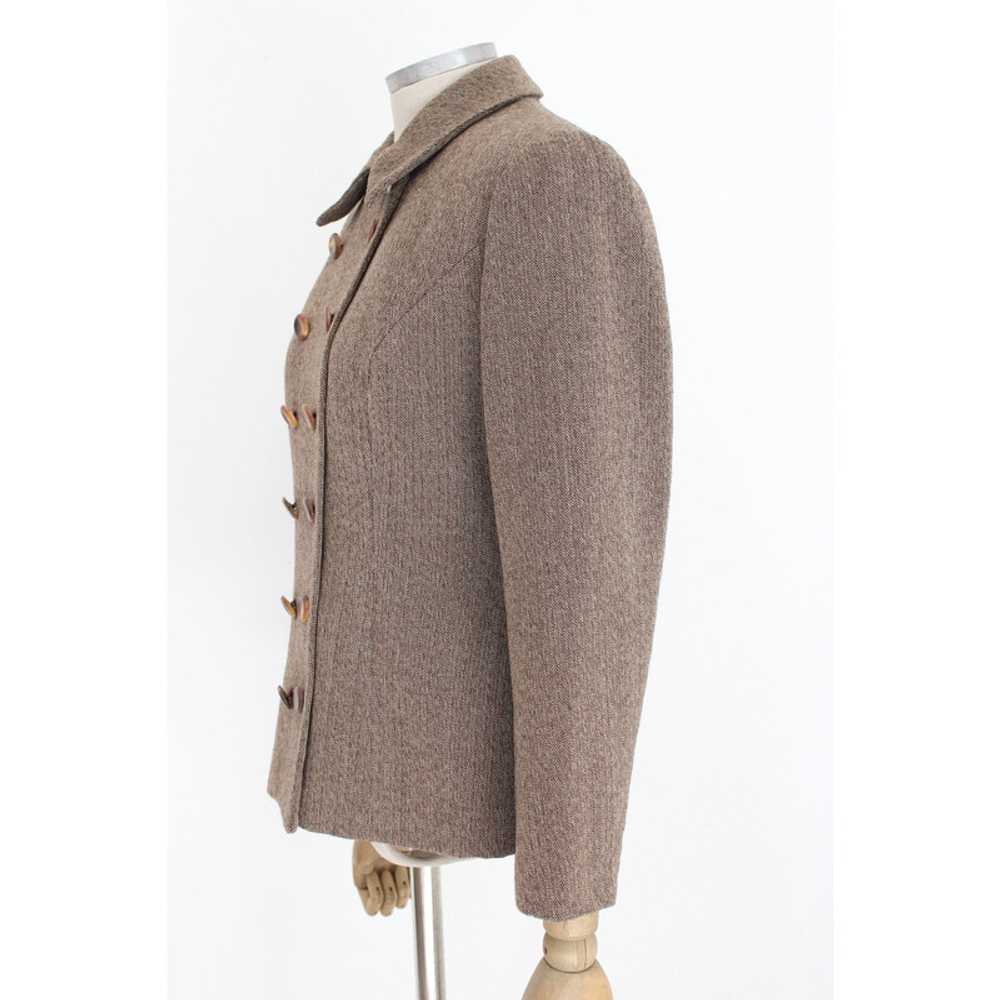 Blumarine Jacket/Coat Wool in Brown - image 4