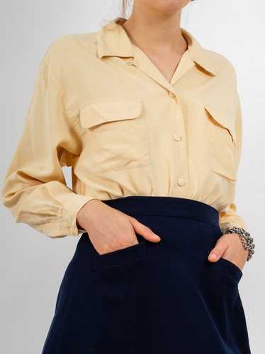 1990's 'cleo petites' butter button down