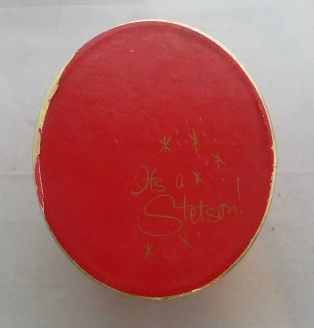 Vintage "Stetson Hat" Miniature Christmas Red Car… - image 10