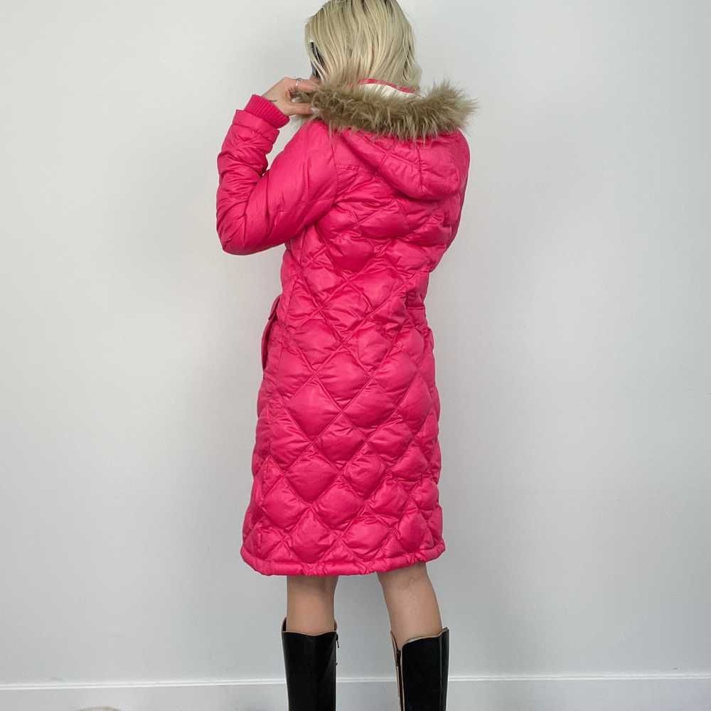 Roxy Pink Puffer Trench Coat (S/M) - image 2