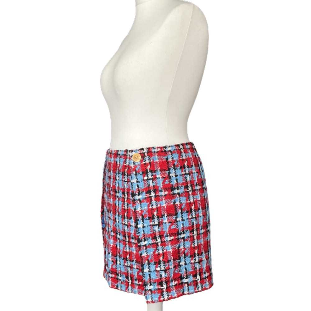 Versace Wool mini skirt - image 3