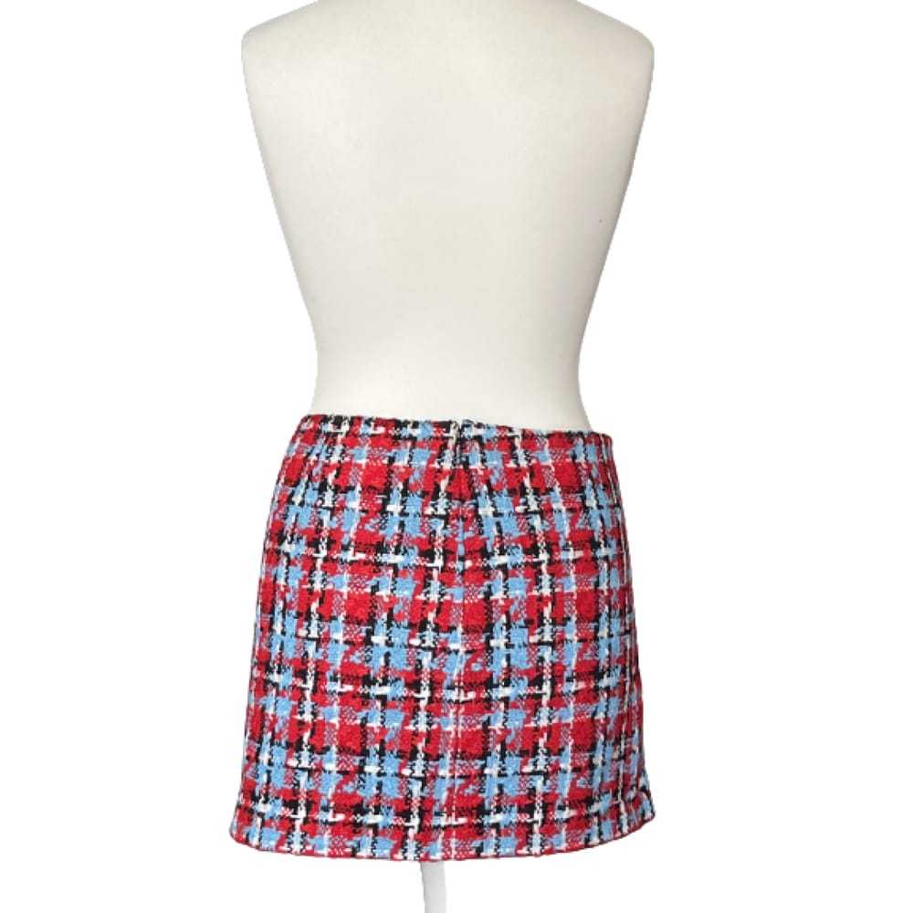 Versace Wool mini skirt - image 4