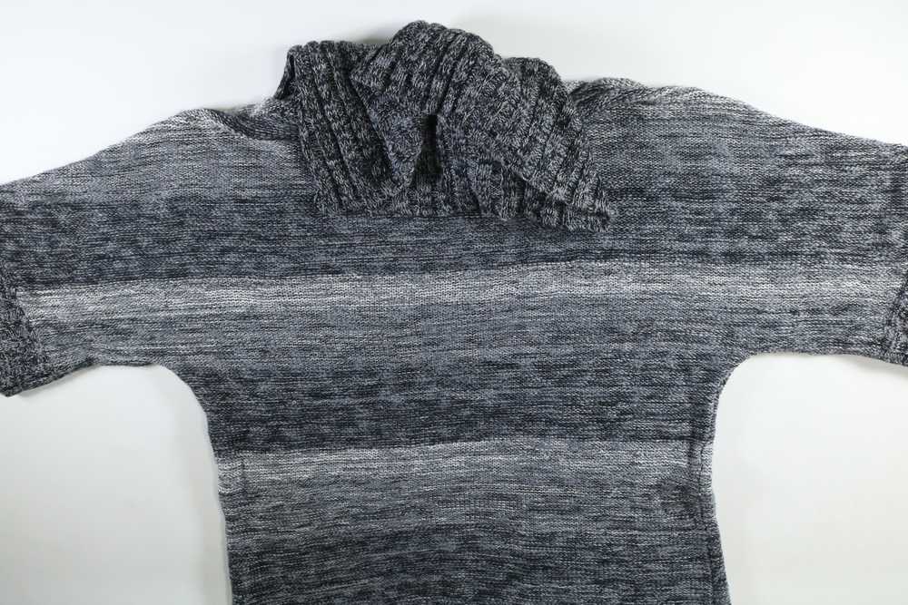 Womens Dressbarn Gray Turtle Neck Sweater Size M … - image 2