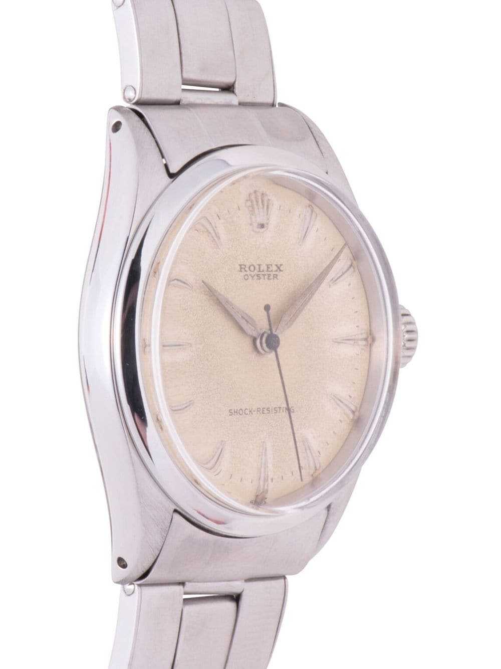Rolex pre-owned Oyster Perpetual 34mm - White - image 4