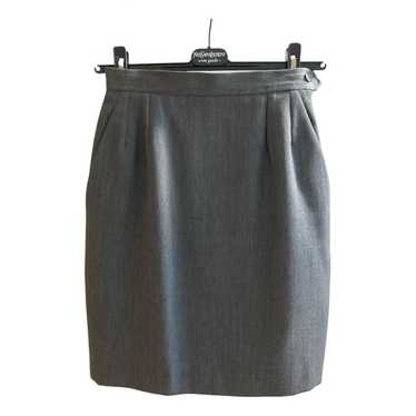 Yves Saint Laurent Wool mini skirt - image 1