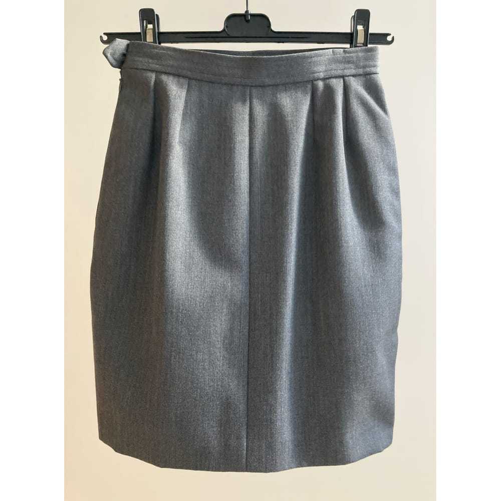 Yves Saint Laurent Wool mini skirt - image 2