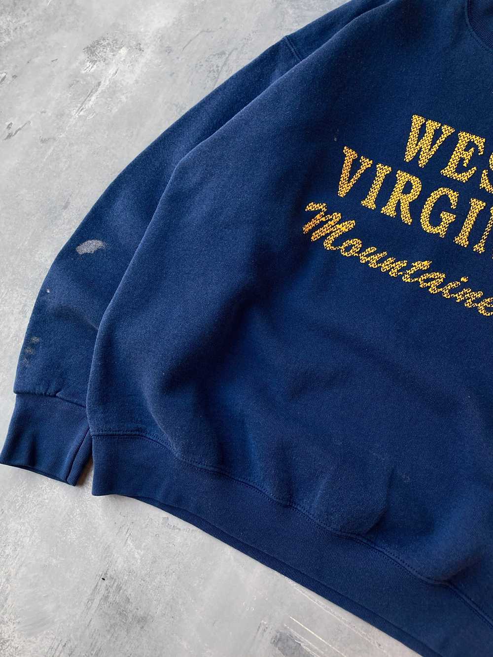 West Virginia Sweatshirt 90's - Large - image 3