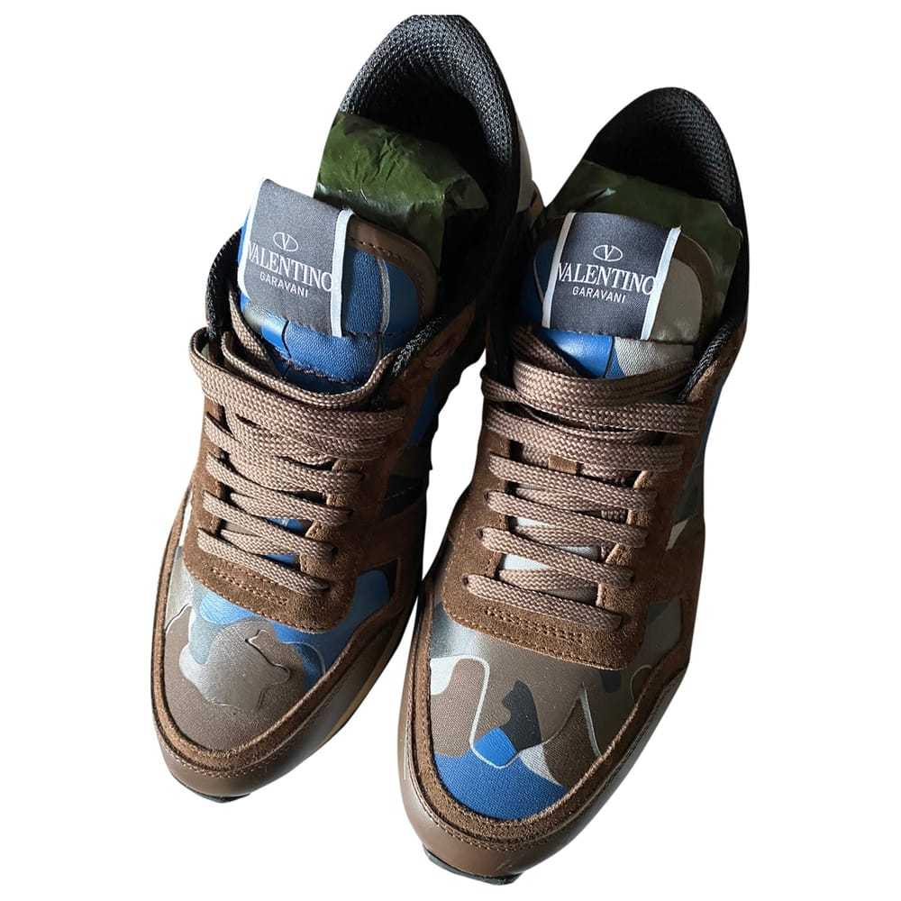 Valentino Garavani Rockrunner leather low trainers