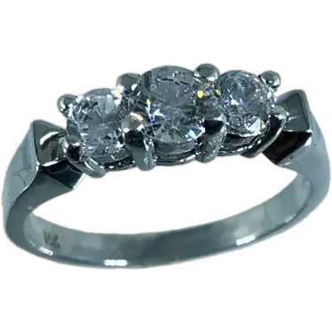 14k Diamonds Ring, Handcrafted, Free Resize - image 1