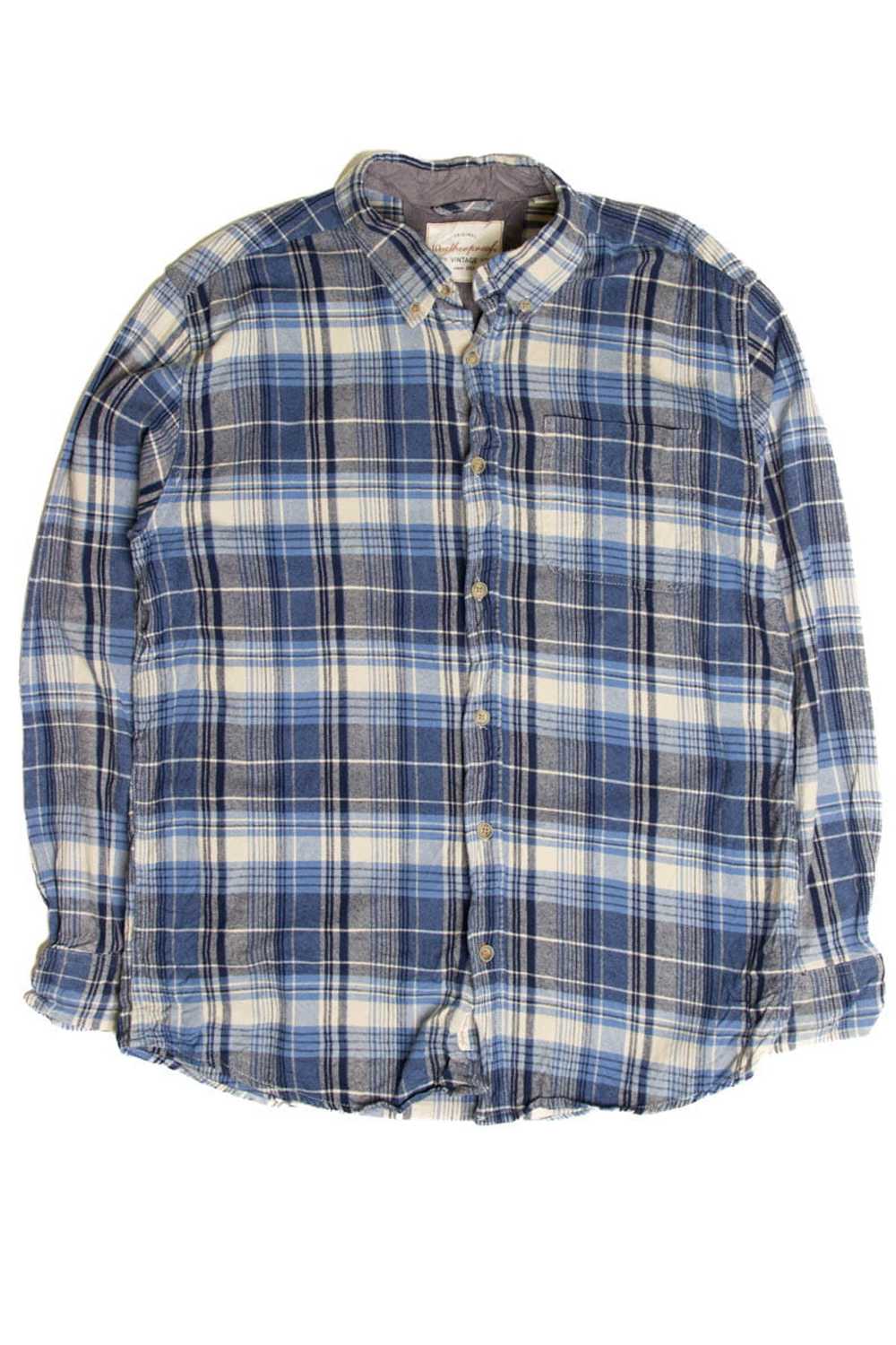 Rainy Blue Weatherproof Flannel Shirt - image 1