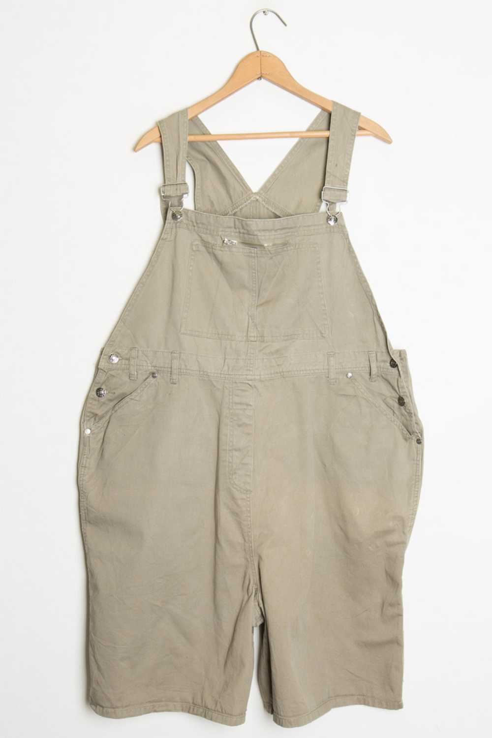Vintage Denim Overall Shorts 68 - image 2