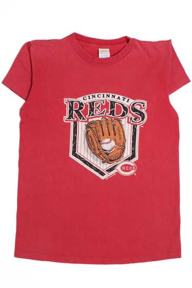 Cincinnati Reds Authentic Majestic Vintage Y2K Graphic T Shirt XL Made in  USA