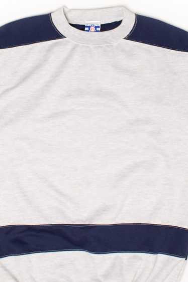 Vintage Two-Tone Short Sleeve Sweatshirt (1990s) - image 1