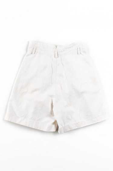 Vintage Pleated High Rise Short