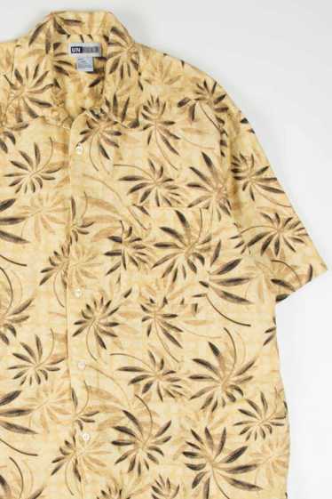 Woven Palm Fronds Hawaiian Shirt - image 1