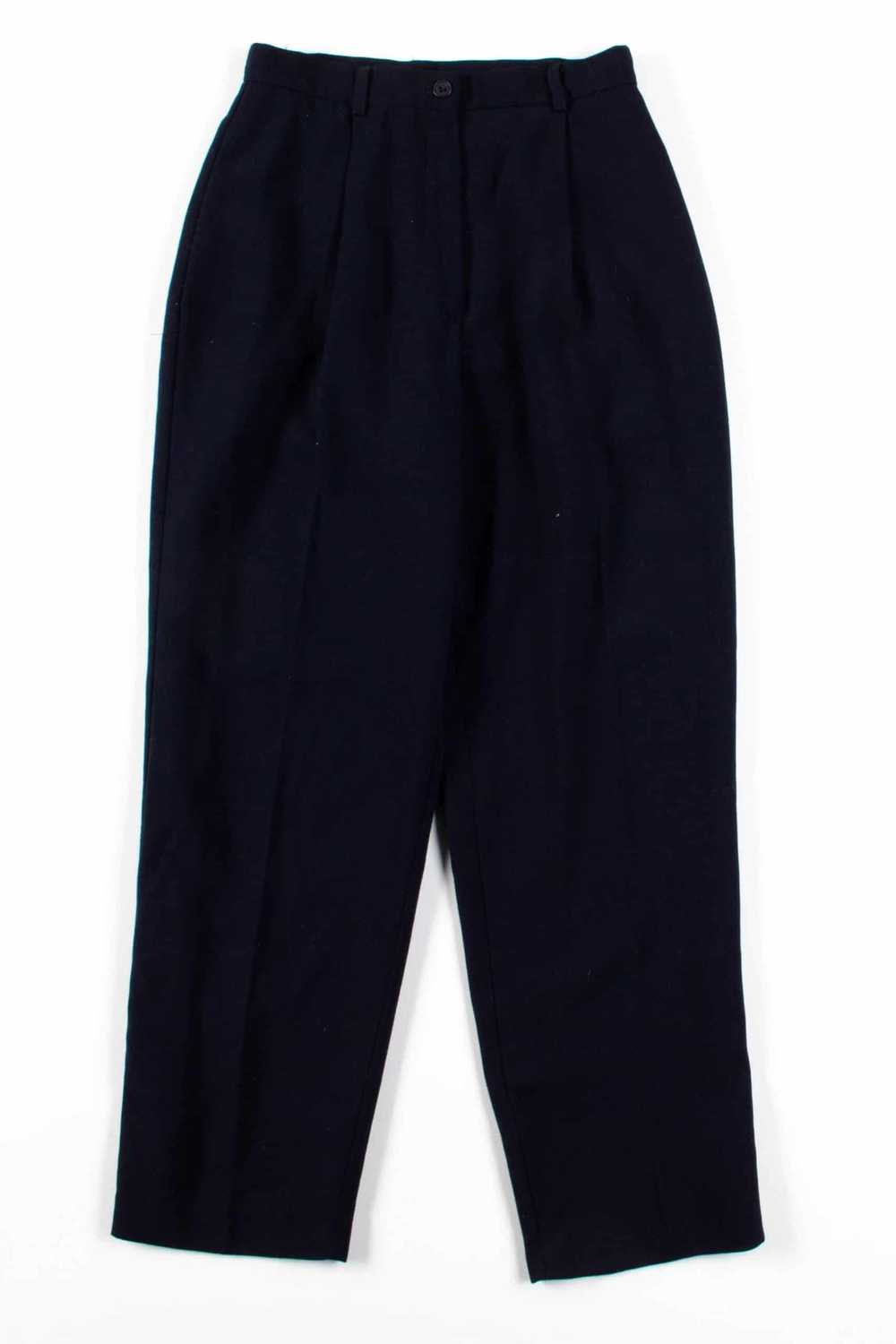 Black Pleated Pants (sz. 4) - image 2