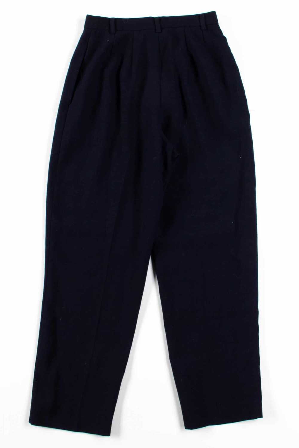 Black Pleated Pants (sz. 4) - image 3