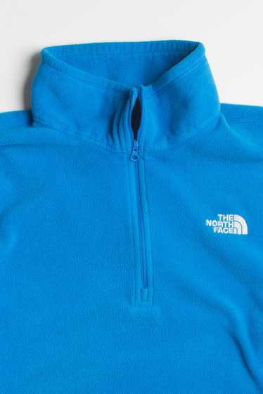 Blue North Face Fleece Lightweight Jacket