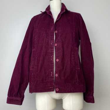 1970s Maroon Corduroy Jacket, Wrangler Misses Size
