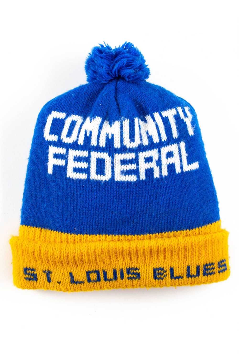 St. Louis Blues Community Federal Pom Pom Beanie - image 2