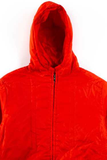 Red Vintage Insulated Windbreaker