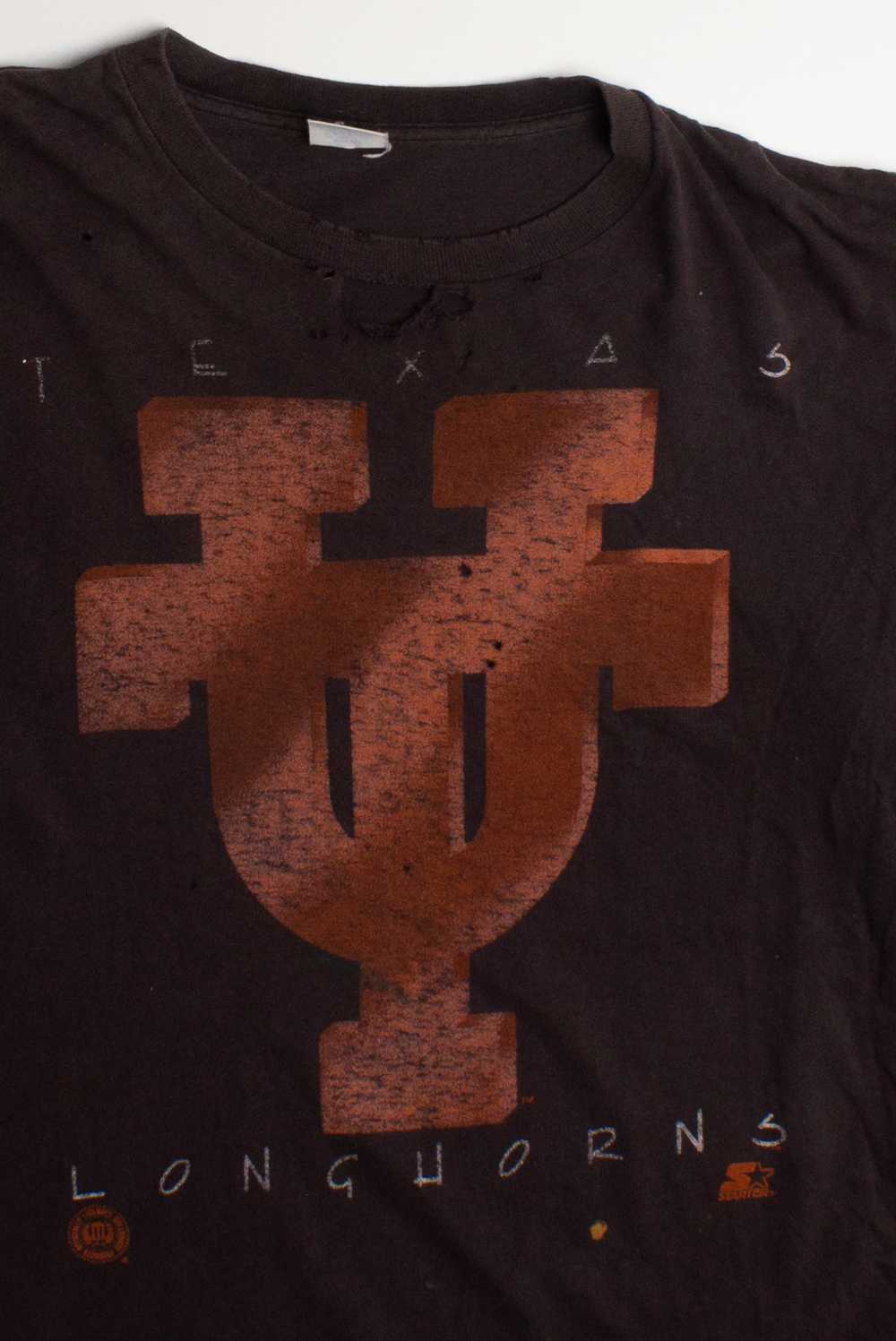 Thrashed Vintage Texas Longhorns T-Shirt (1990s) - image 1