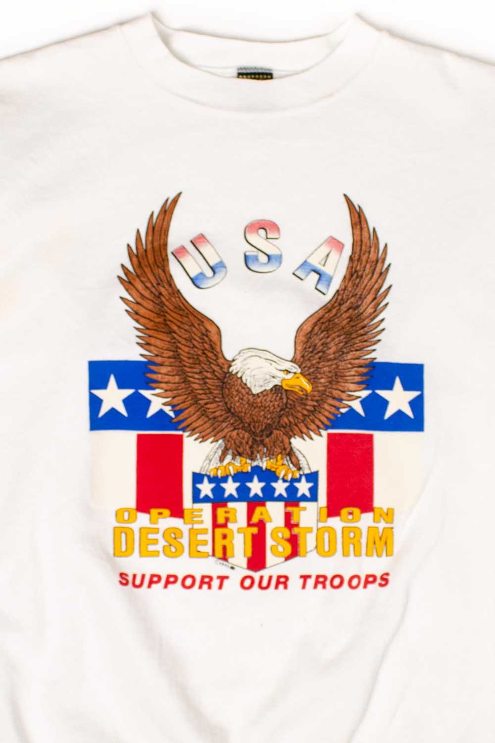 Vintage Desert Storm Support Our Troops Sweatshir… - image 1