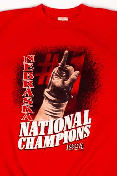 Vintage University Of Nebraska National Champions 