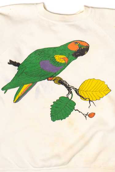 Vintage Parrot On A Branch Sweatshirt (1980s) - image 1