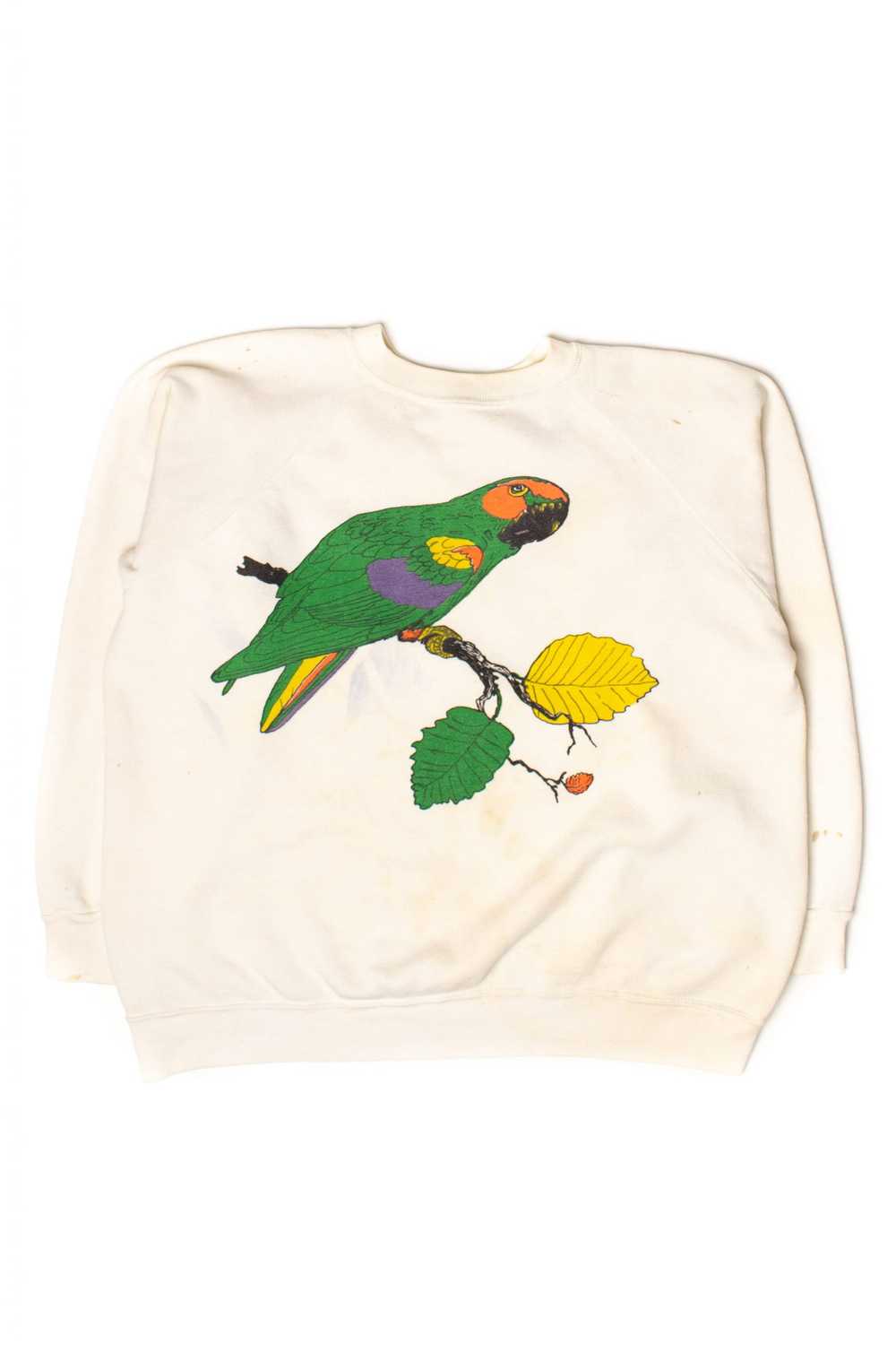 Vintage Parrot On A Branch Sweatshirt (1980s) - image 3