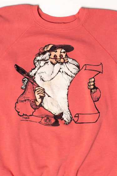Vintage Santa's List Sweatshirt (1988) - image 1