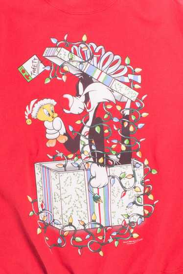 Vintage Looney Tunes Christmas Sweatshirt '94