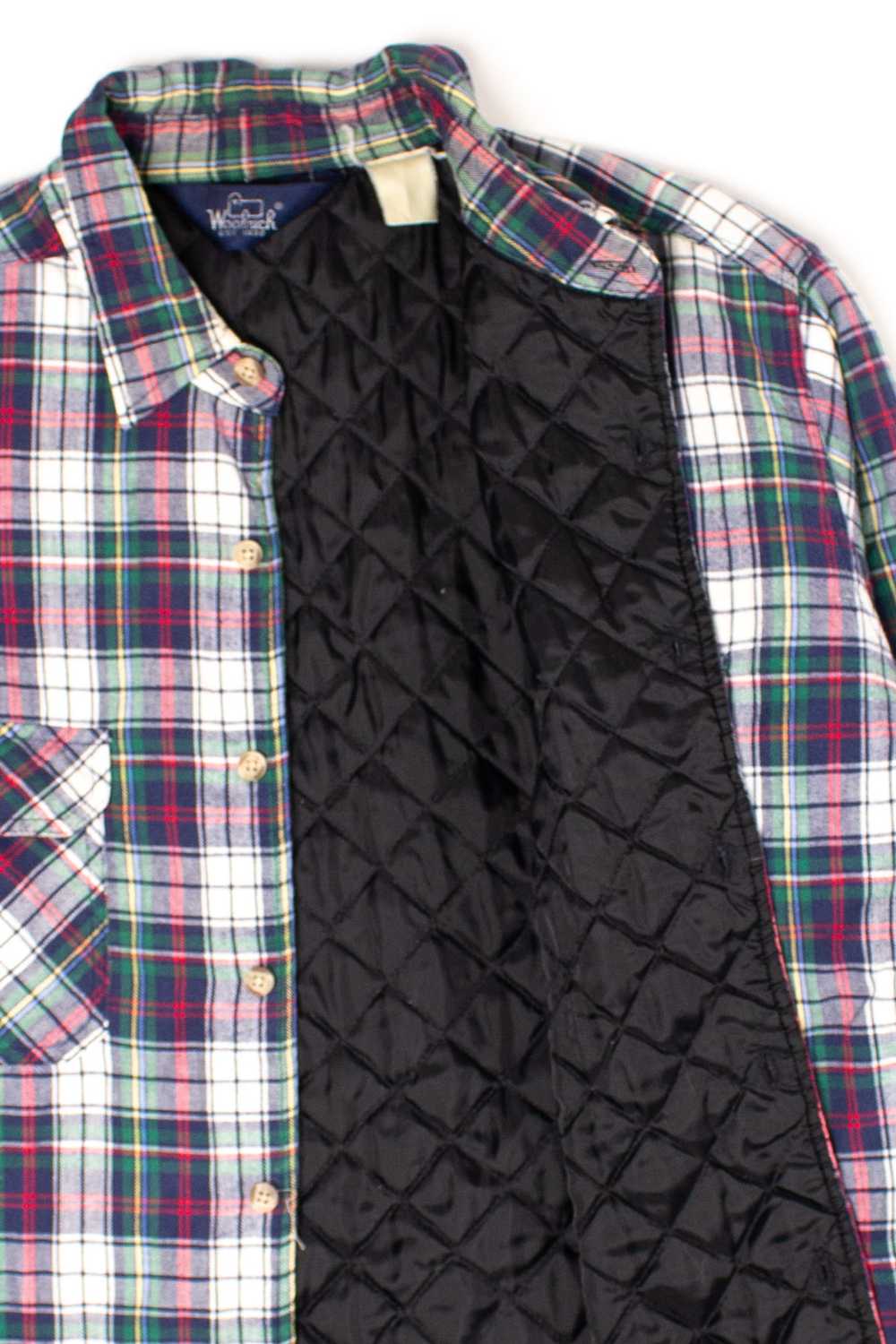 Vintage Woolrich Plaid Quilted Shacket (1980s) - image 3