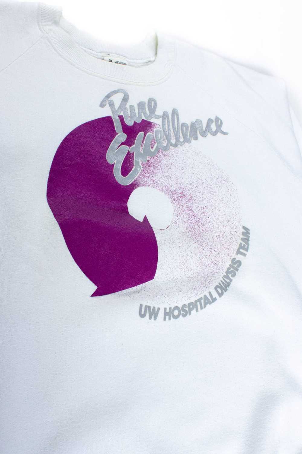 Vintage Pure Excellence Dialysis Team Sweatshirt - image 1