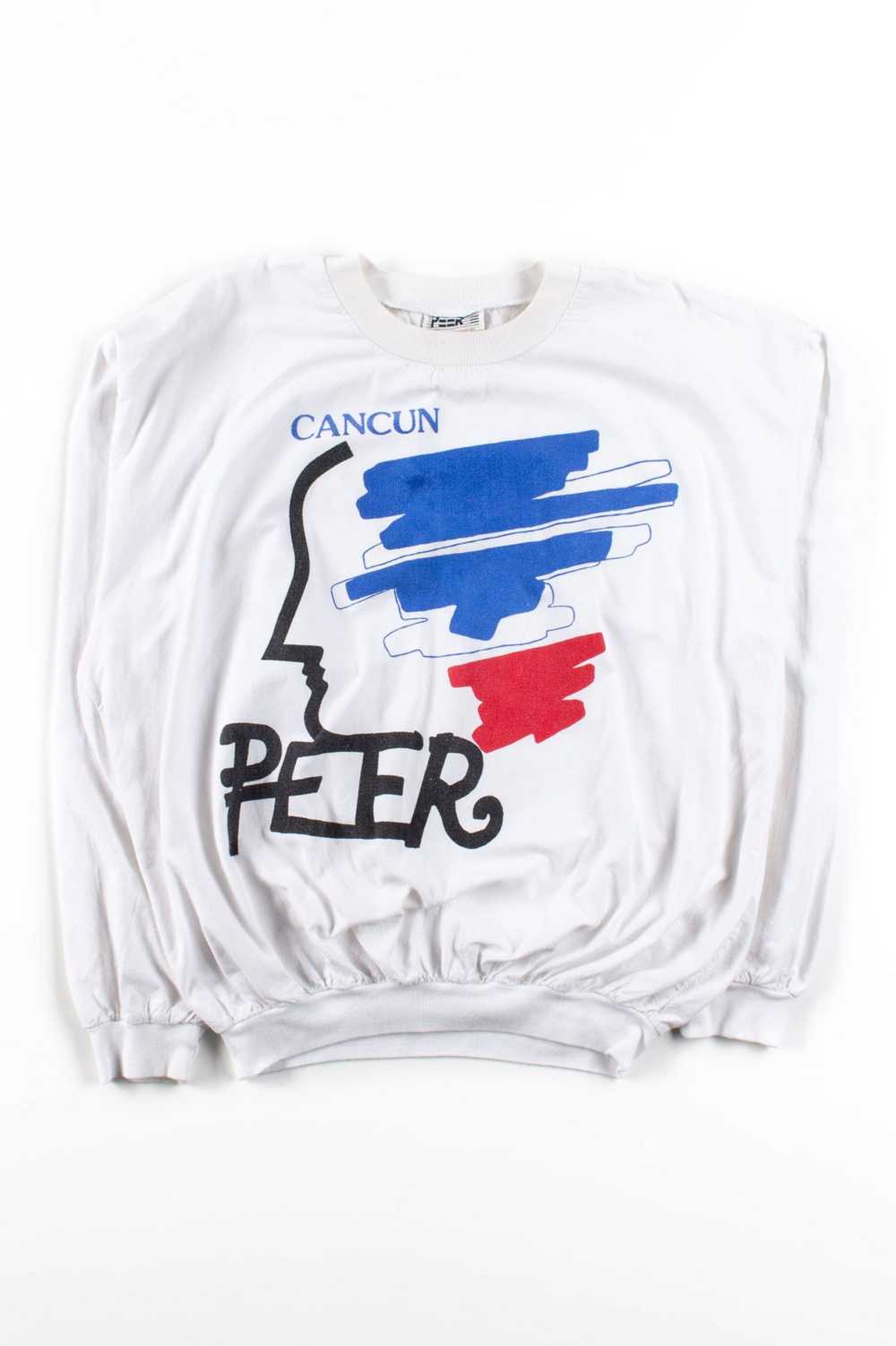 Vintage Peer Cancun Lightweight Sweatshirt - image 2