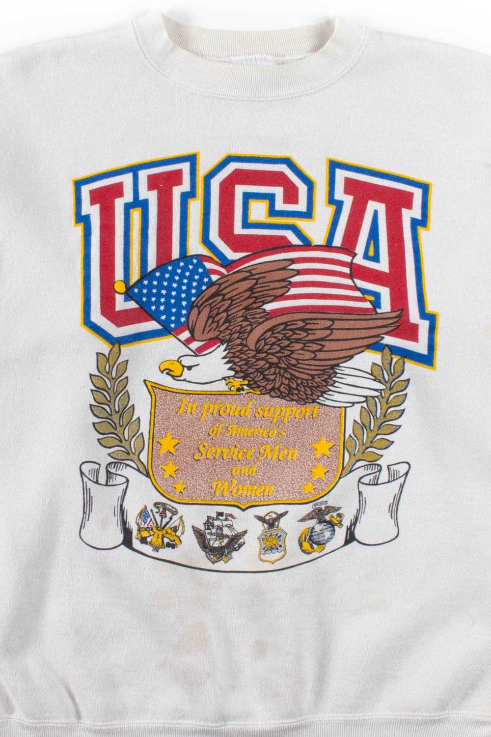 USA Service Men & Women Sweatshirt - image 1