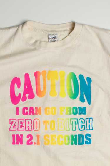 Vintage 'Caution' T-Shirt