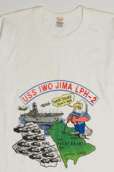 Vintage USS Iwo Jima LPH-2 T-Shirt