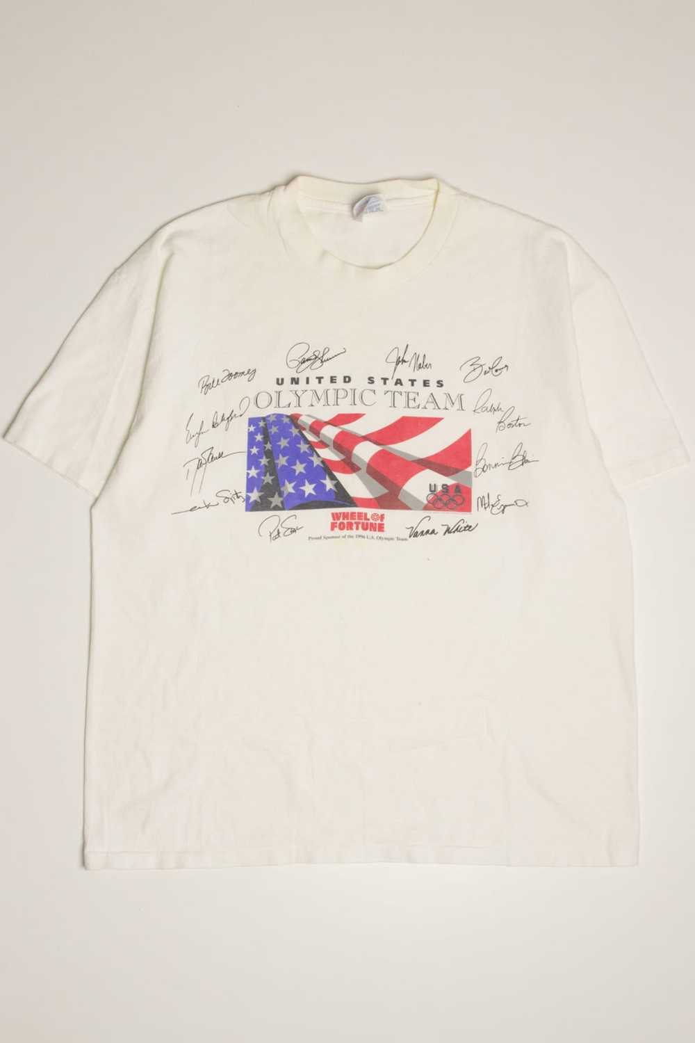 Wheel Of Fortune Olympic Team Sponsor T-Shirt (19… - image 2