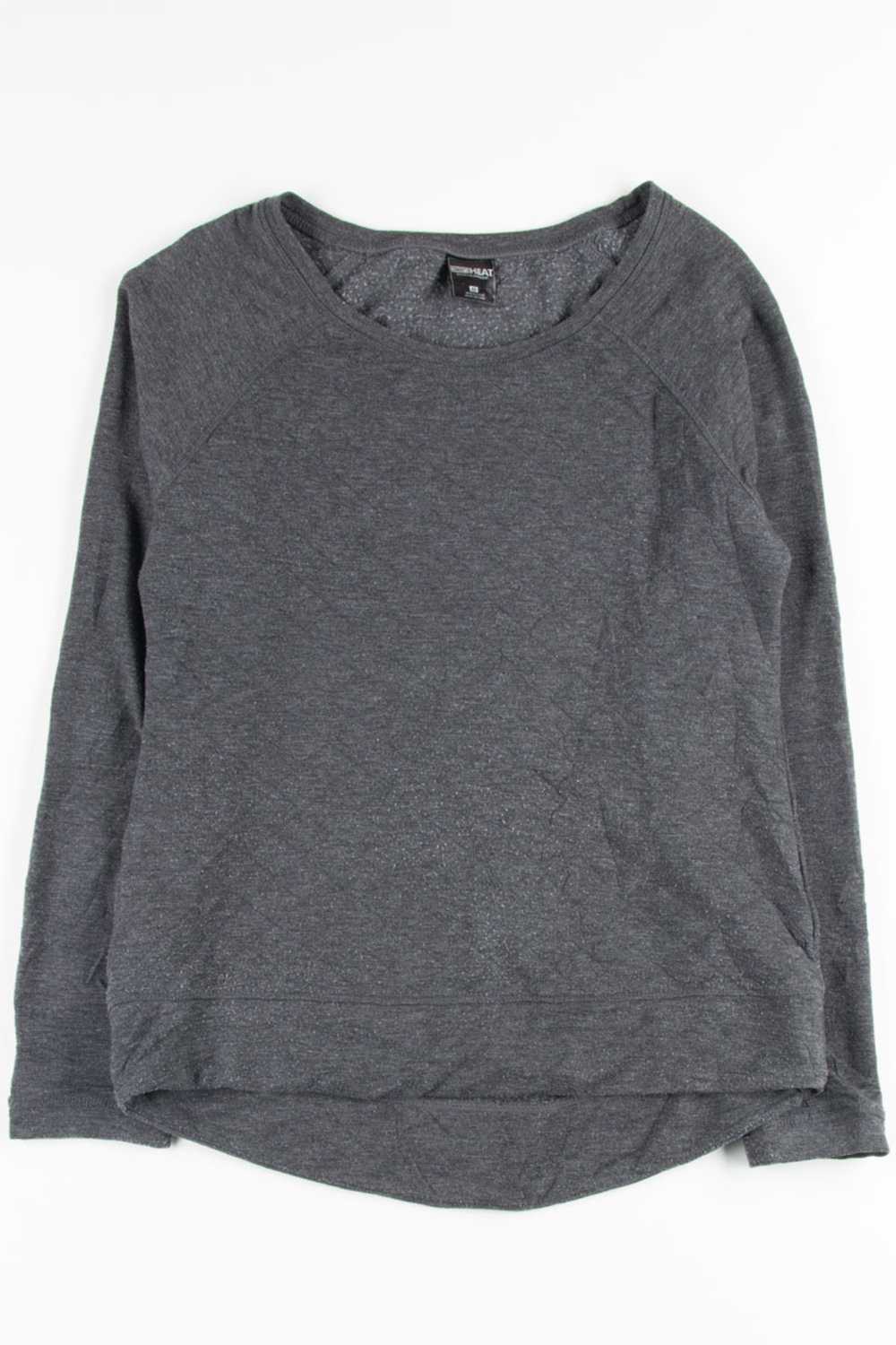 Quilted Charcoal Sweatshirt - image 2