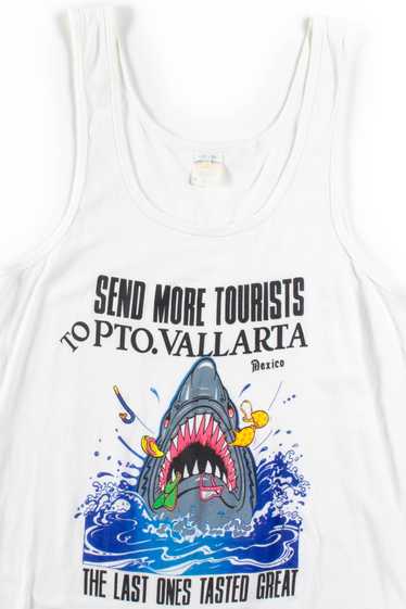 Send More Tourists Vintage Tank