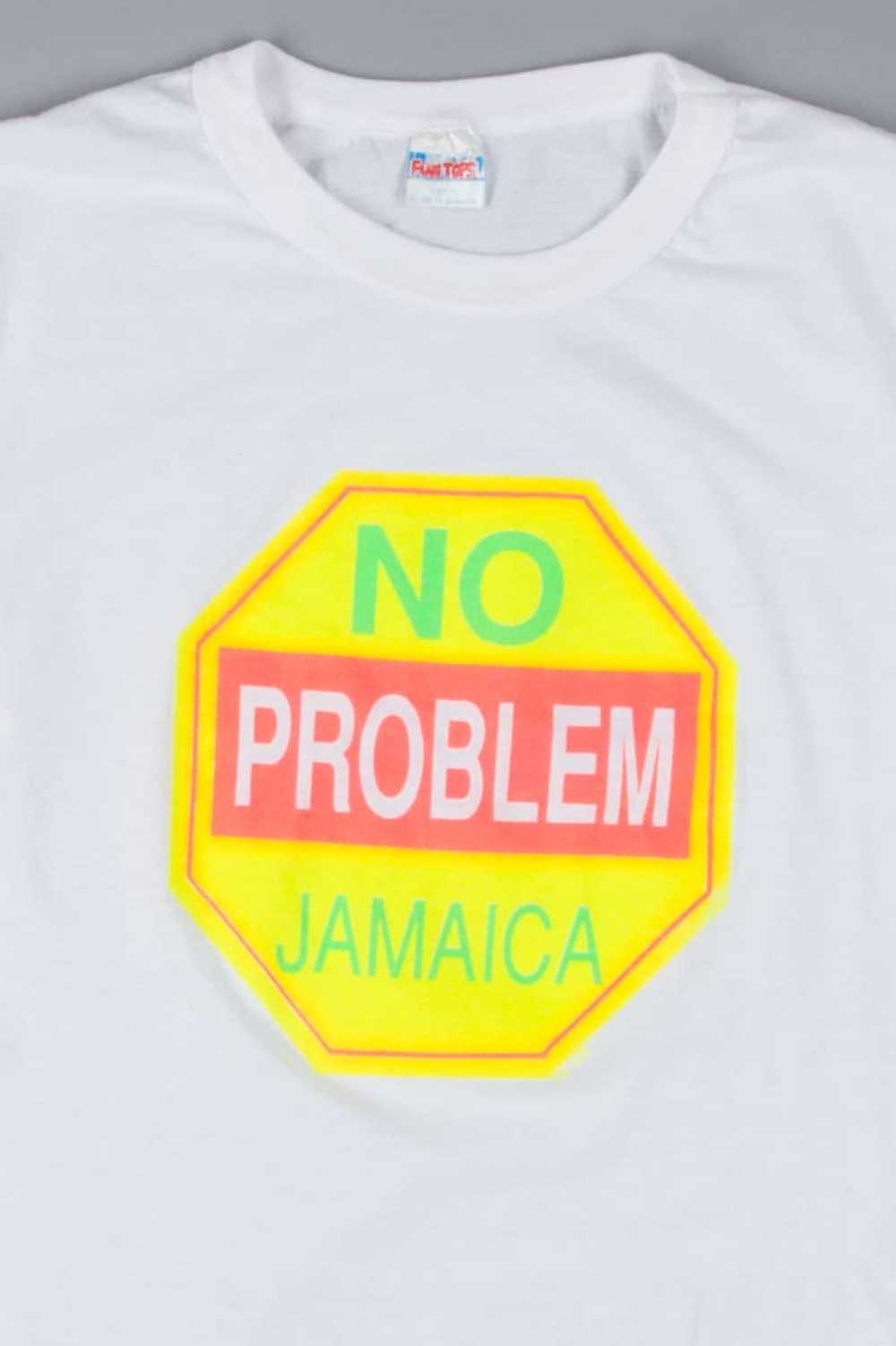Neon No Problem Jamaica Souvenir T-Shirt - image 1