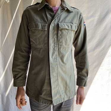 ジャケット・アウター 50's French Army Wool Field Coat FRENCH ARMY 50s vintage M-47 Field jacket 29 khaki military