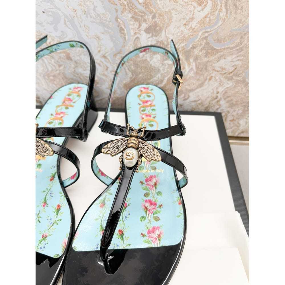 Gucci Patent leather sandals - image 11