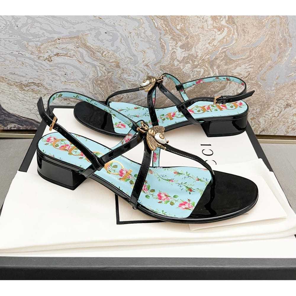 Gucci Patent leather sandals - image 6