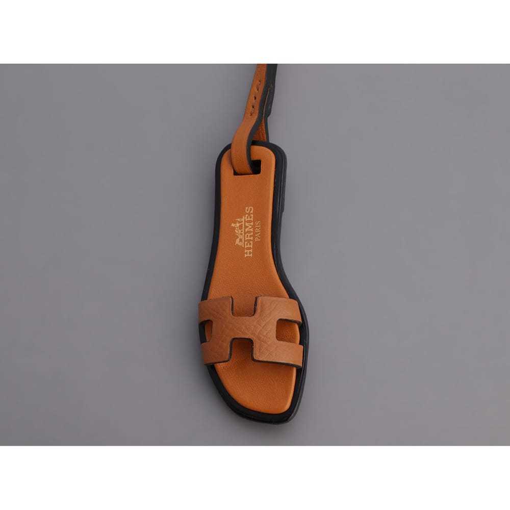 Hermès Leather bag charm - image 5