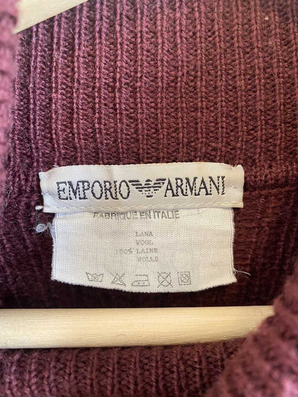 Emporio Armani AW1993 Emporio Armani Logo Knit Wo… - image 2