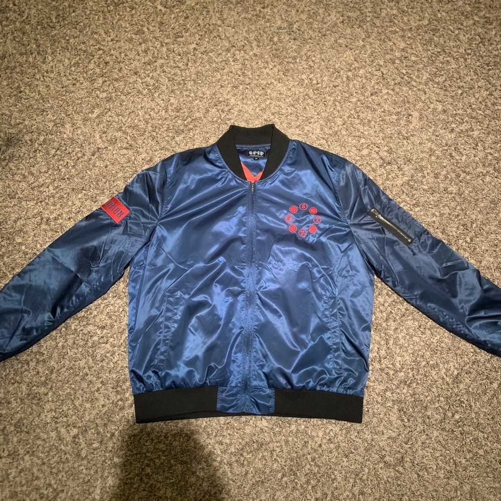 Custom × Streetwear SPIF SPACE Oni Bomber Jacket … - image 1