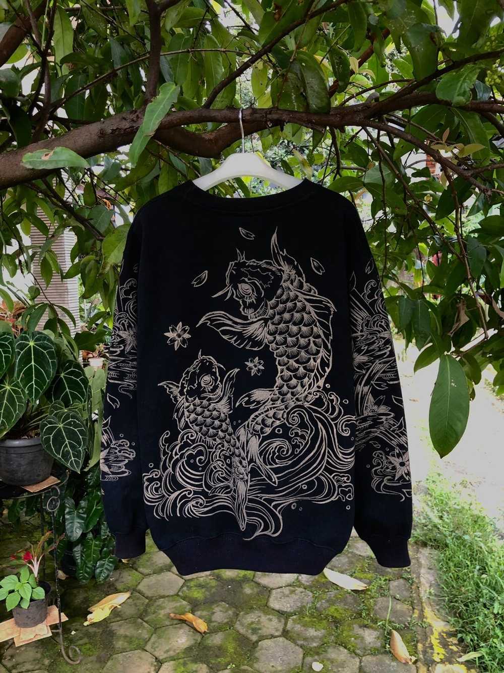 Japanese Brand × Vintage Vintage Sukajan Koi Japa… - image 1